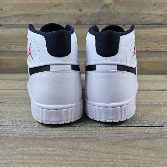 Nike Jordan Access Men's High Top Shoes White,Gym-Red,Black - Picture 3 of 10